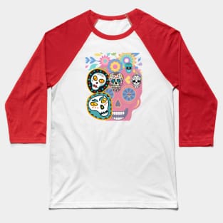 Floating Skulls Baseball T-Shirt